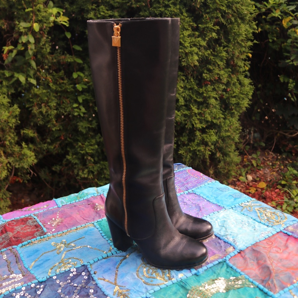 michael kors zipper boots